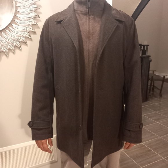 Button Down woolen Winter coat - Picture 2 of 7